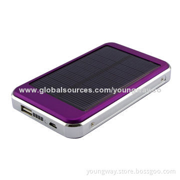 Portable Charger, High Efficiency, 6,000mAh Solar Charger Dual Output